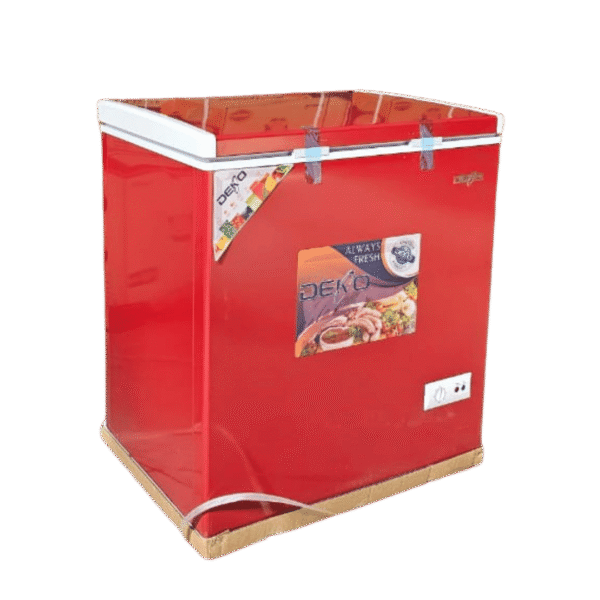 deko freezer 8feet red 2 مجمدة ديكو 8 قدم 220 ذهبي