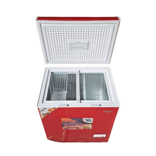 deko freezer 8feet red 3 مجمدة ديكو 8 قدم 220 ذهبي
