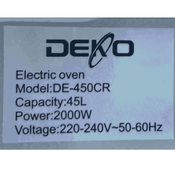 deko oven 45liter 9 فرن ديكو 45 لتر شواية