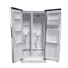 deko refrigerator double door 3 ثلاجة ديكو سايد باي سايد 720 ستيل