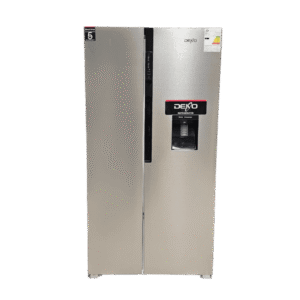 deko refrigerator double door ثلاجة ديكو سايد باي سايد 720 ستيل