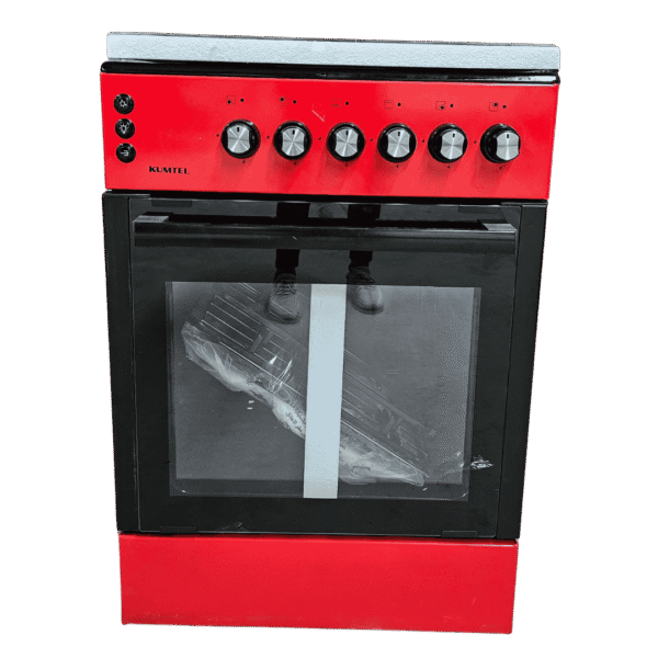 kumtel cooker 60 red طباخ كومتل 60*60 احمر