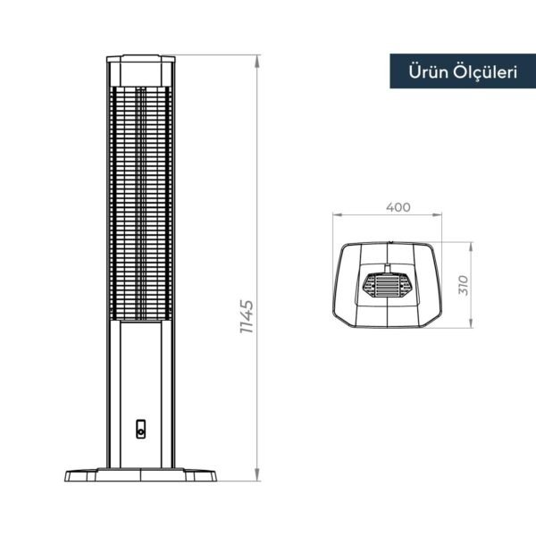 kumtel heater 1eye 2 هيتر كومتل 1 شمعة عامودي 1800