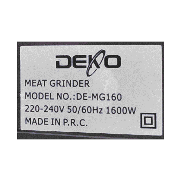 meat grinder 1600 5 مثرامة ديكو 160 *4