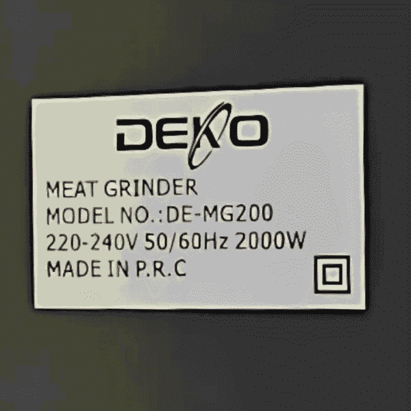 meat grinder 2000 7 مثرامة ديكو 200 *2