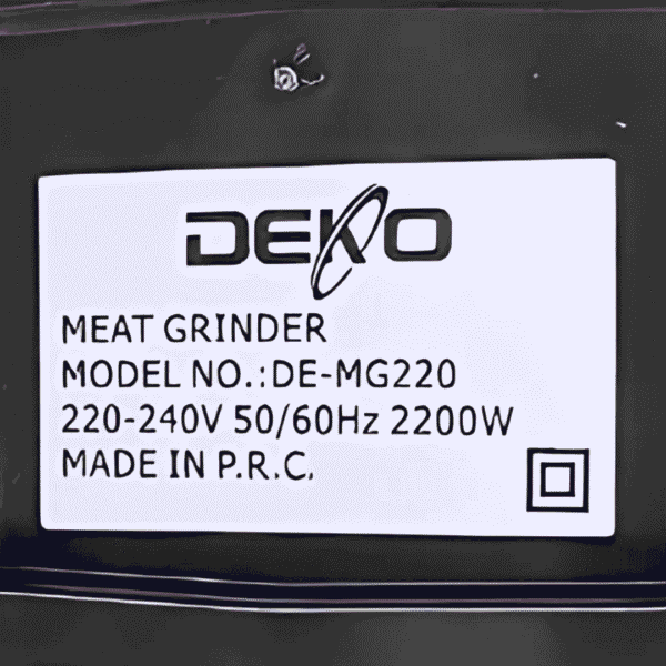 meat grinder 2200 4 مثرامة ديكو 220 * 2