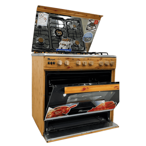 unionaire 80 wooden 3 طباخ يونين اير 60*80 خشب سطح ستيل