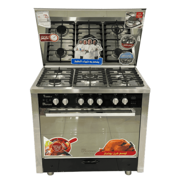 unionaire 90 i cook pro glass 1 طباخ يونين اير 60*90 ايطالي اي كوك برو زجاج