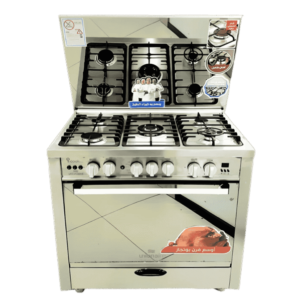 unionaire 90 i cook pro steel 2 طباخ يونين اير 60*90 ايطالي اي كوك برو ستيل