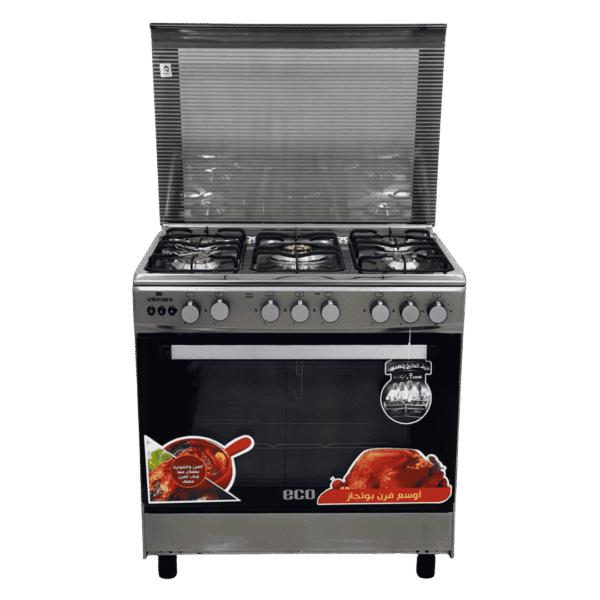 unionaire 90 silver steel surface طباخ يونين اير 60*90 ايكو سلفر سطح ستيل