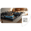 unionaire built in glass cooker 4eyes 2 طباخ يونين اير 5 عين بلتن زجاج