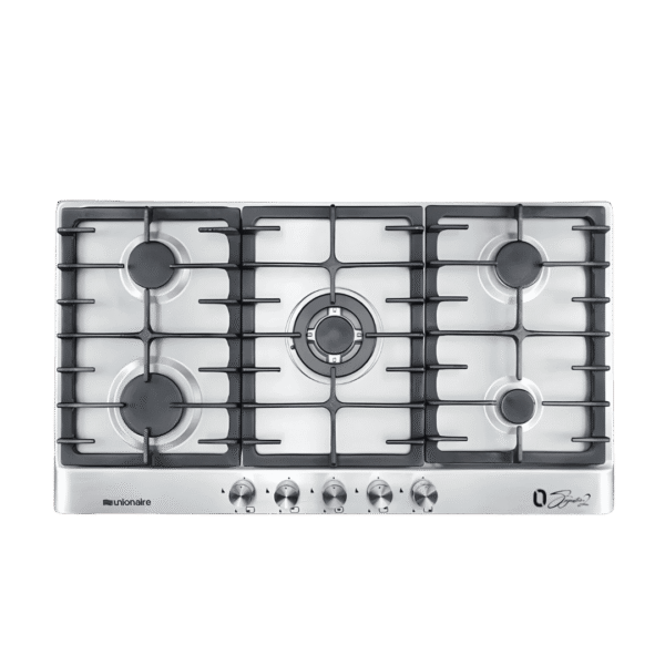 unionaire built in steel cooker 5eyes طباخ يونين اير 5 عين بلتن ستيل